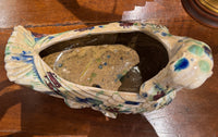 Vintage Majolica Goose Jardiniere