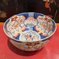 Japanese Imari Center Bowl on Stand