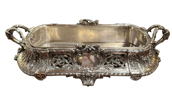 19th Century French Silverplate Jardiniere