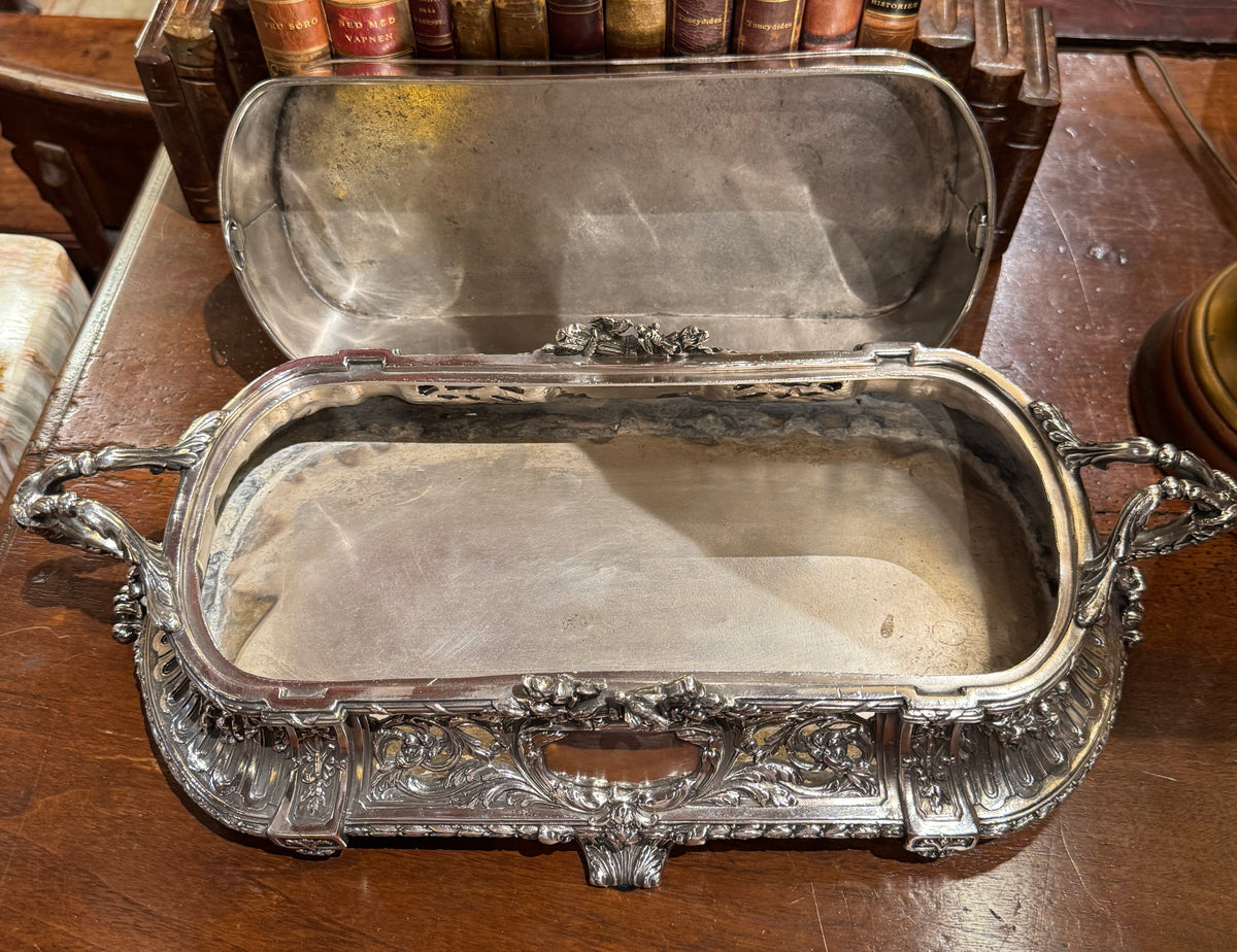 19th Century French Silverplate Jardiniere