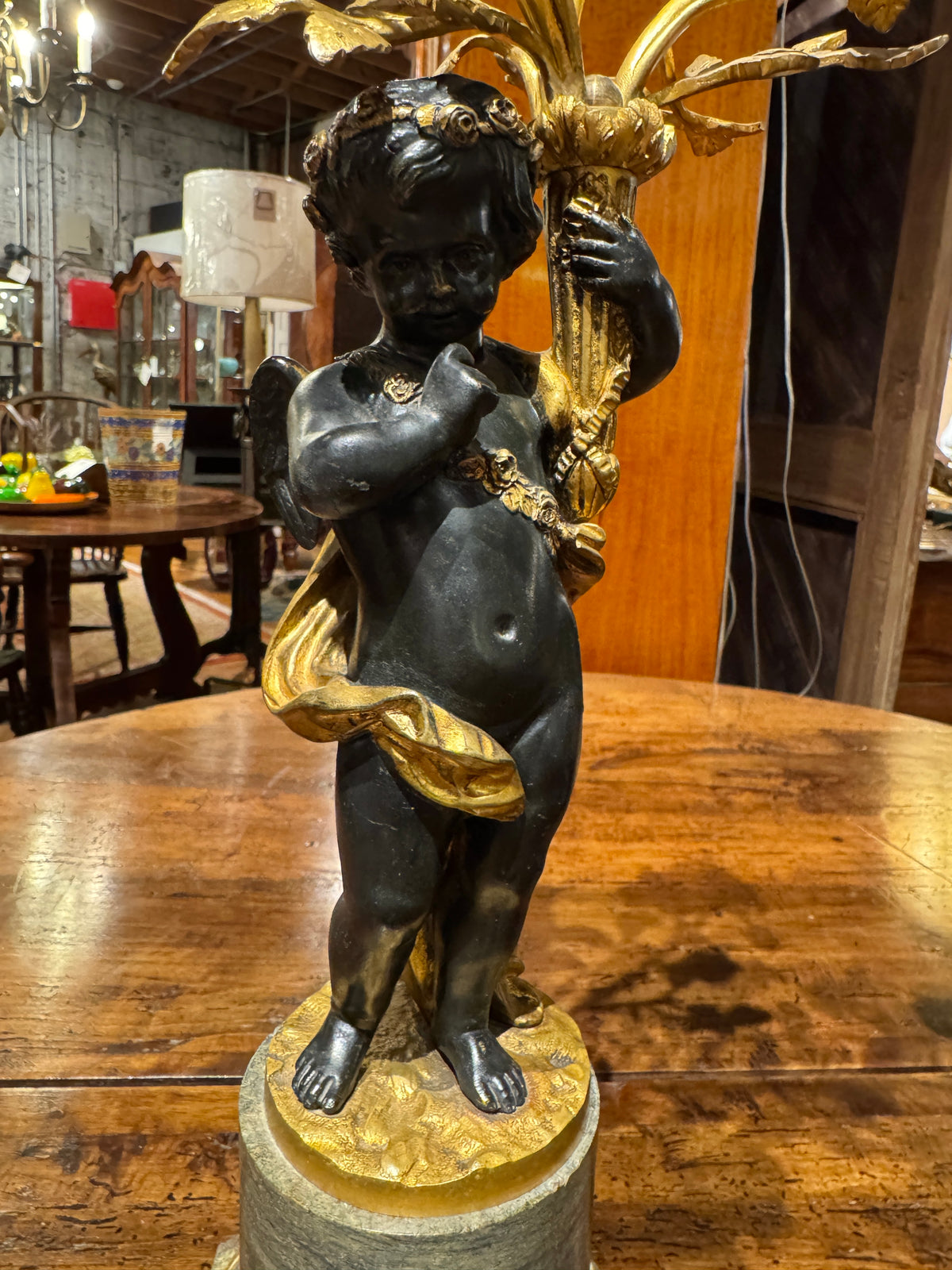 Pair of 19th Century Louis XVI Style Candelabra With Putti