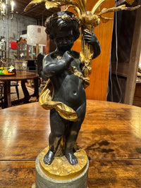 Pair of 19th Century Louis XVI Style Candelabra With Putti