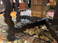 Pair 19th Century Spanish Demilune Console Tables