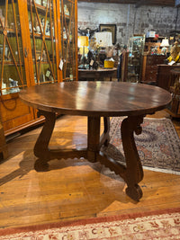Late 19th Century Spanish Baroque Revival Walnut Center Table