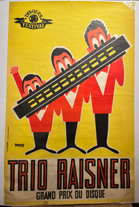 Disques Festival Vintage Poster