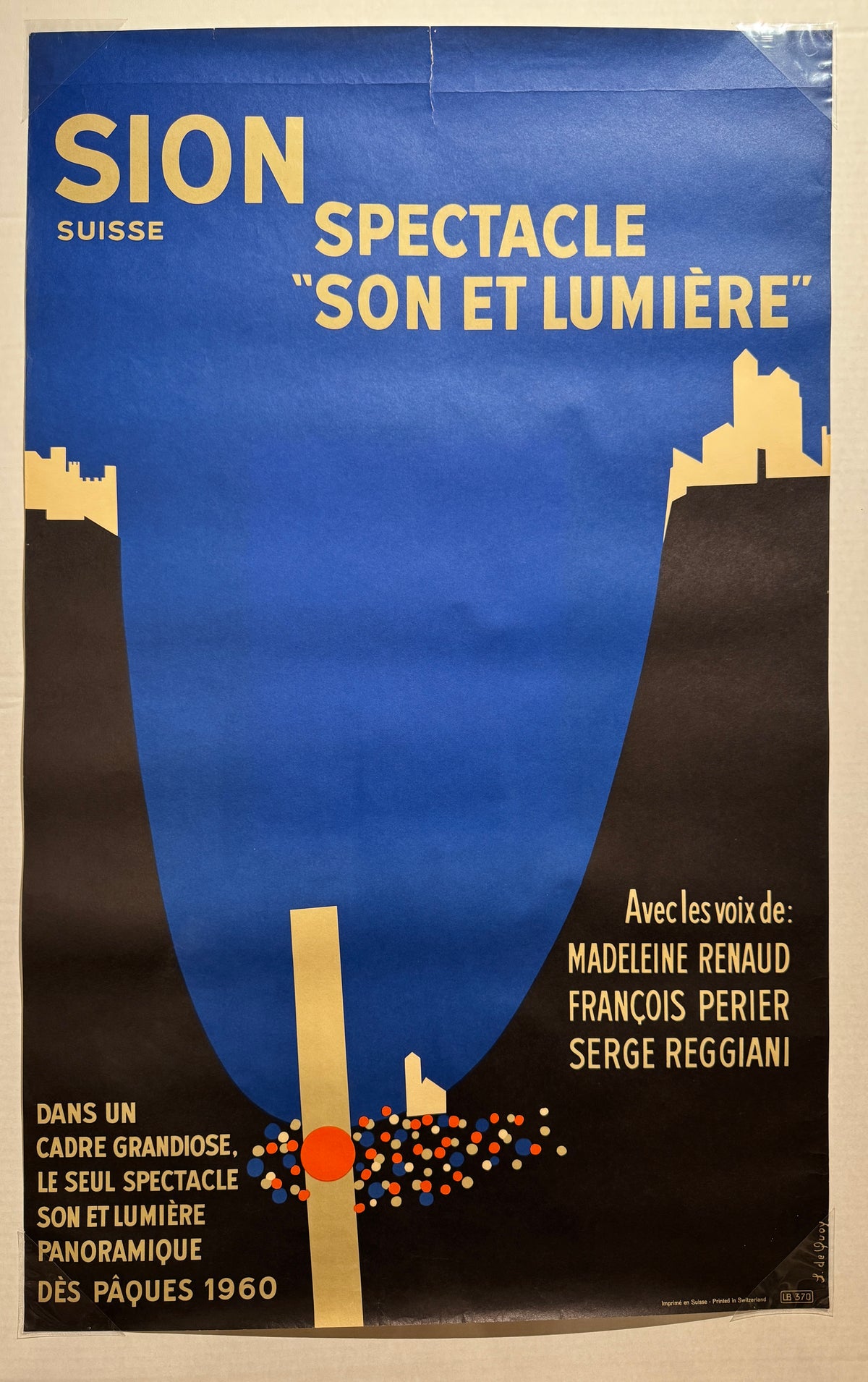 Son Et Lumière Vintage Poster