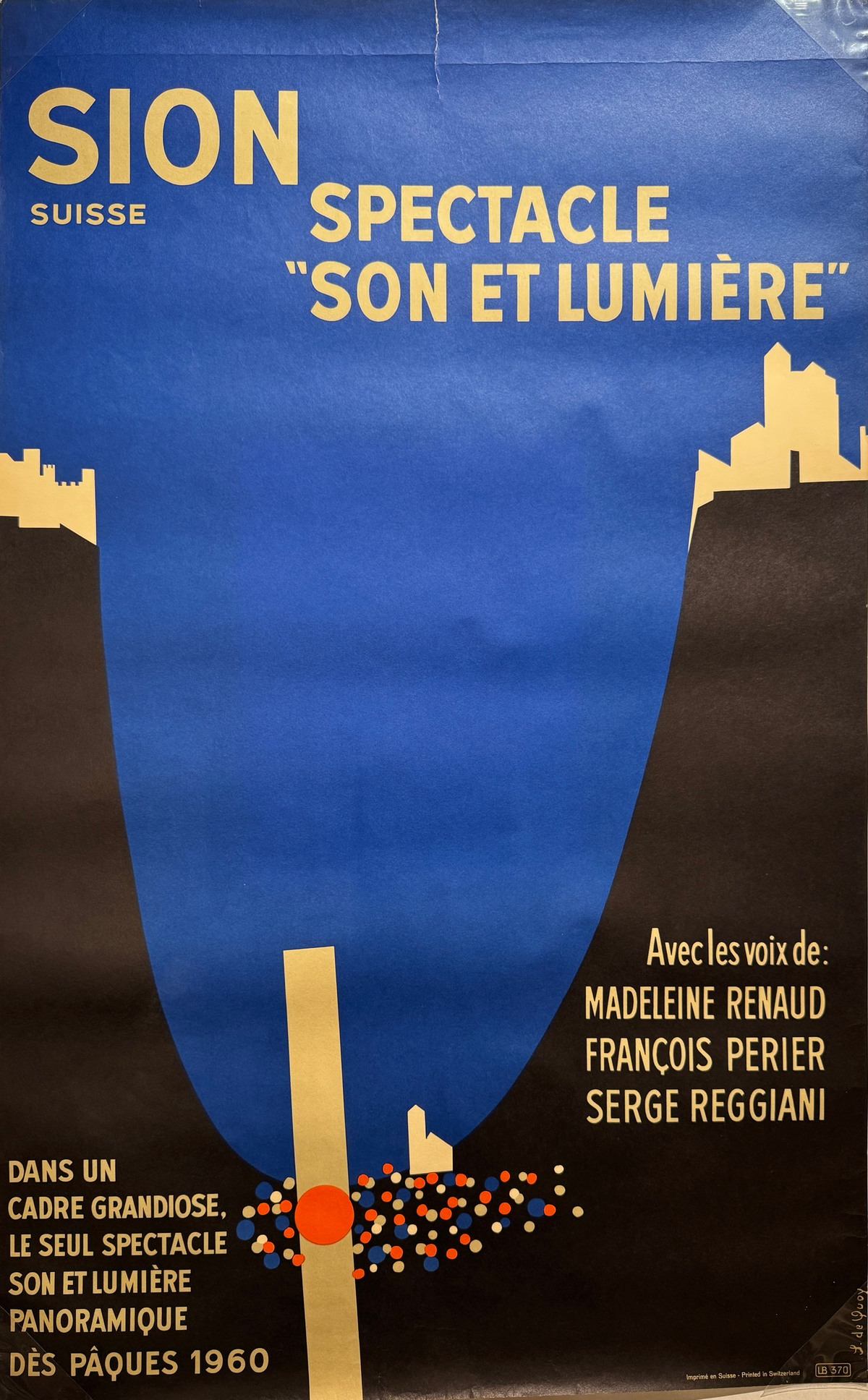 Son Et Lumière Vintage Poster