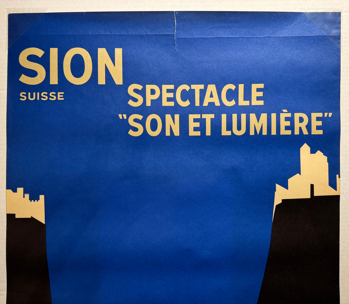 Son Et Lumière Vintage Poster