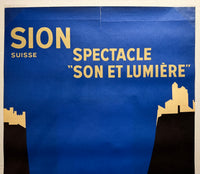 Son Et Lumière Vintage Poster