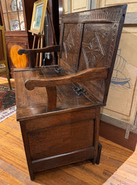 17th century And Later English Jacobean Revival Monks Hall Bench