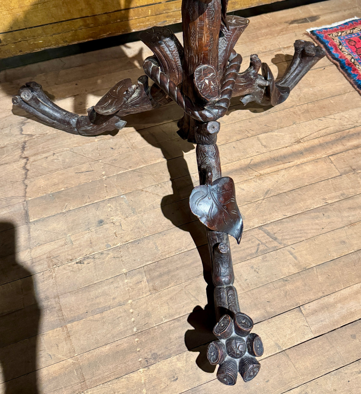 Late 19th Century Black Forest Sunflower Plant Stand