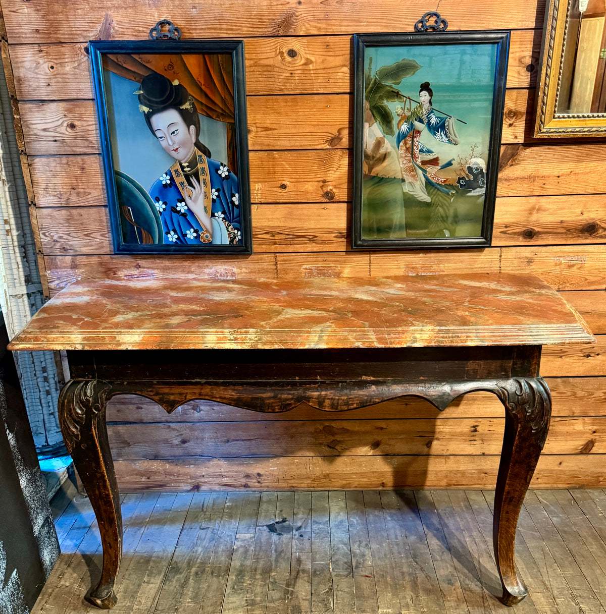 A Pair of 19th Century Italian Wall Hung Consoles