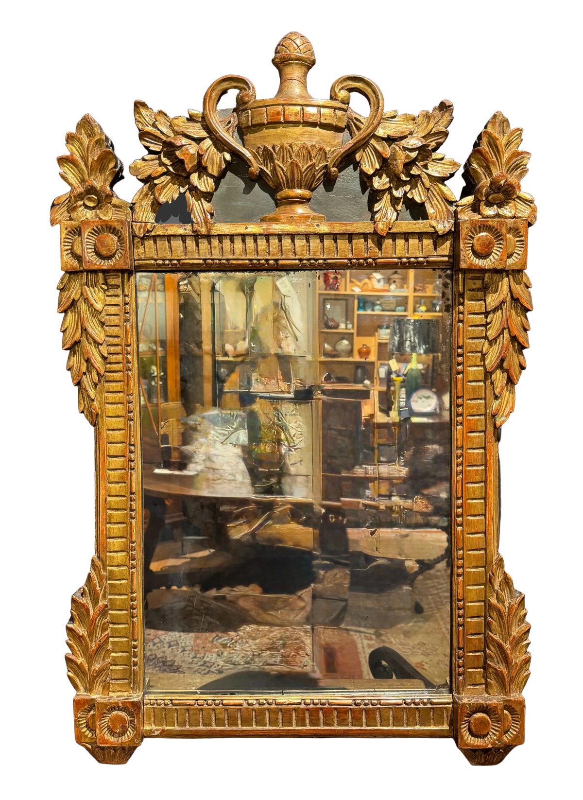 18th Century Louis XVI Giltwood Mirror