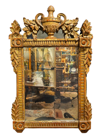 18th Century Louis XVI Giltwood Mirror