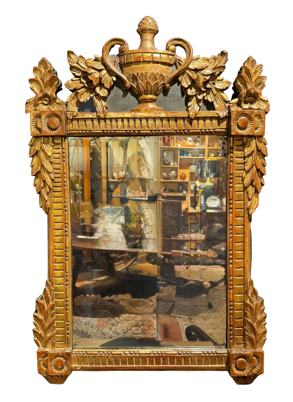 18th Century Louis XVI Giltwood Mirror