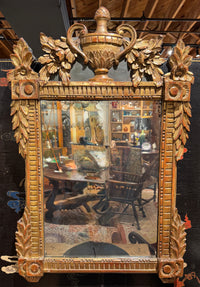 18th Century Louis XVI Giltwood Mirror