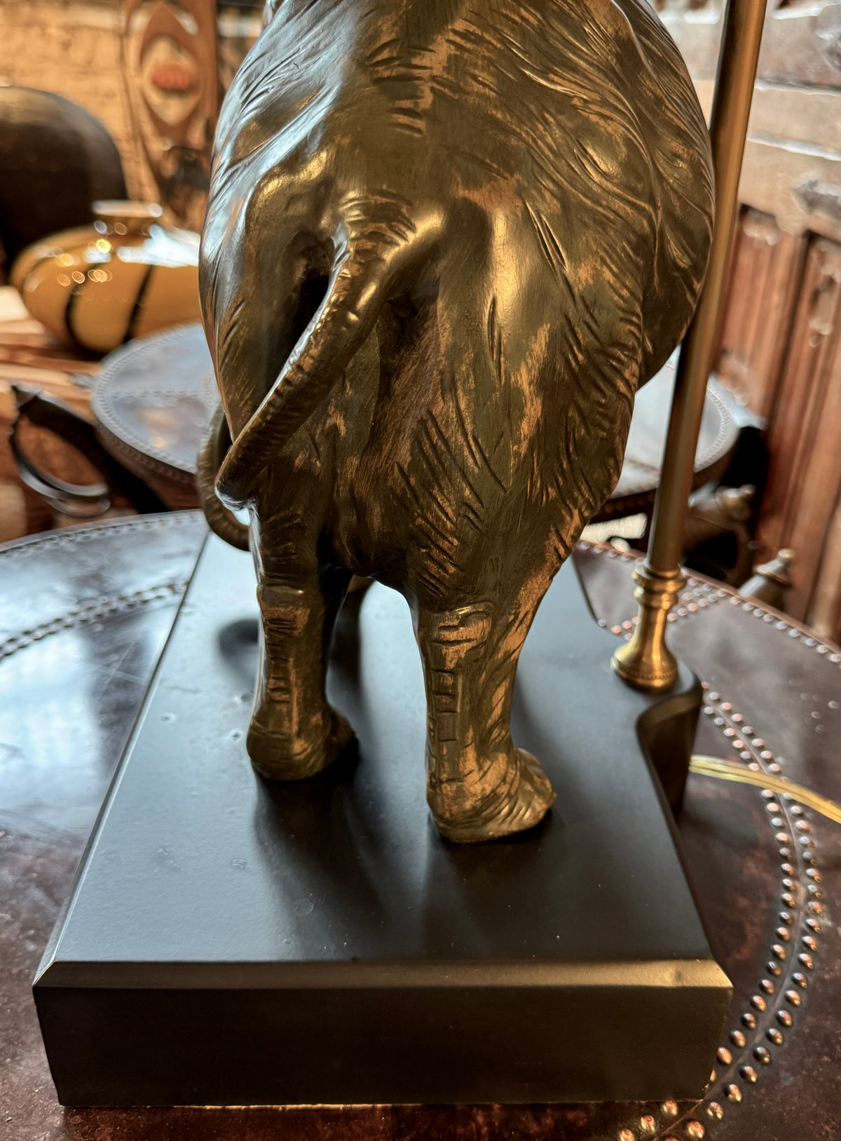 Vintage Elephant Lamp