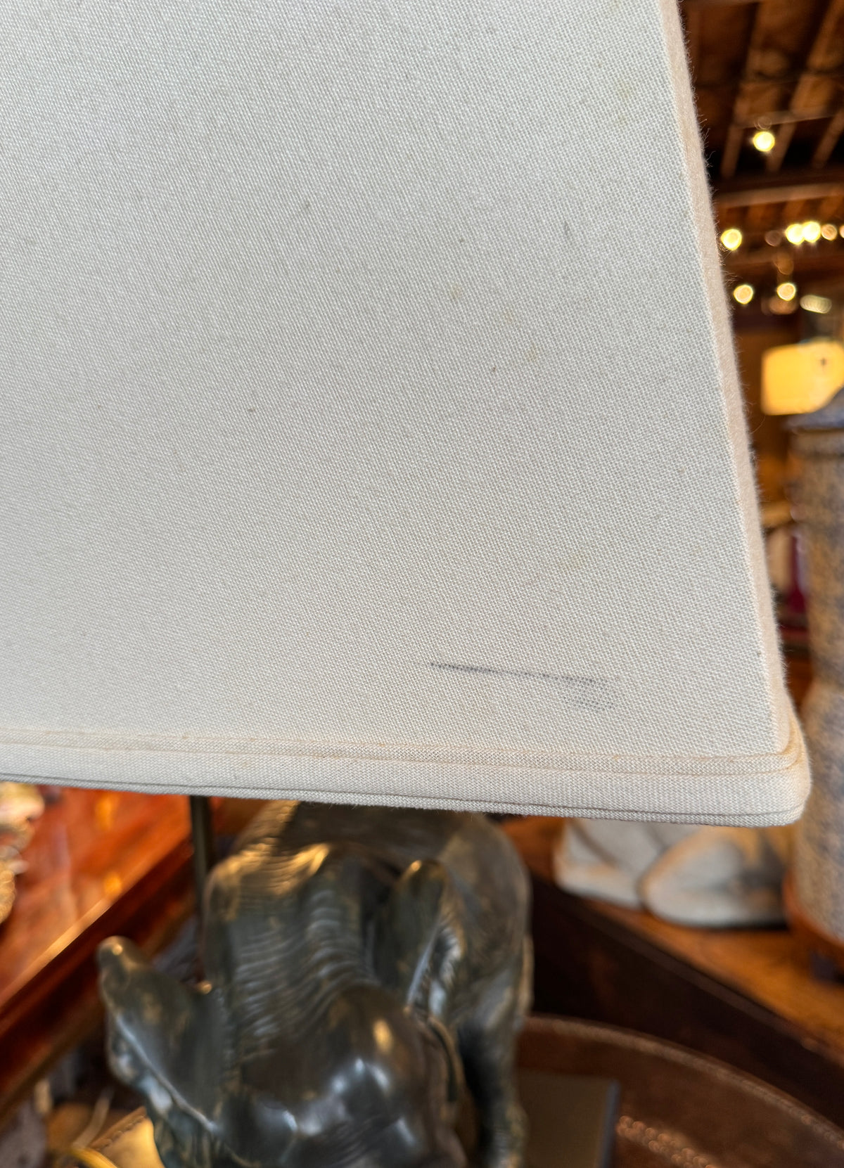 Vintage Elephant Lamp