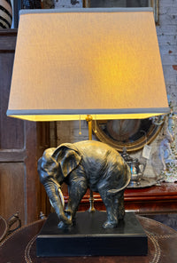 Vintage Elephant Lamp