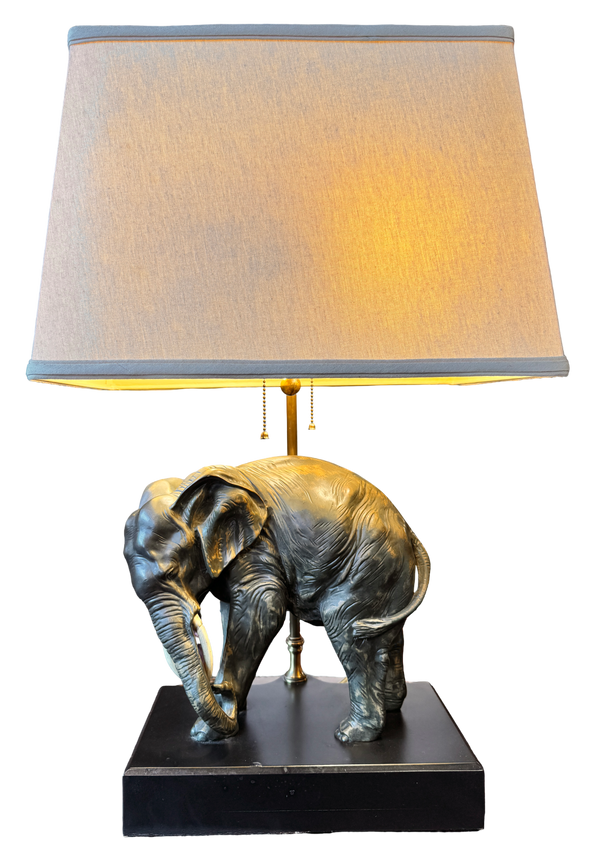 Vintage Elephant Lamp