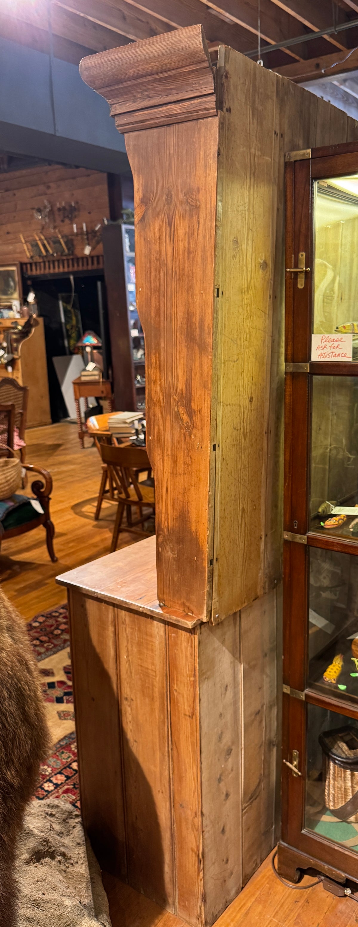 19th Century English Pine Cupboard
