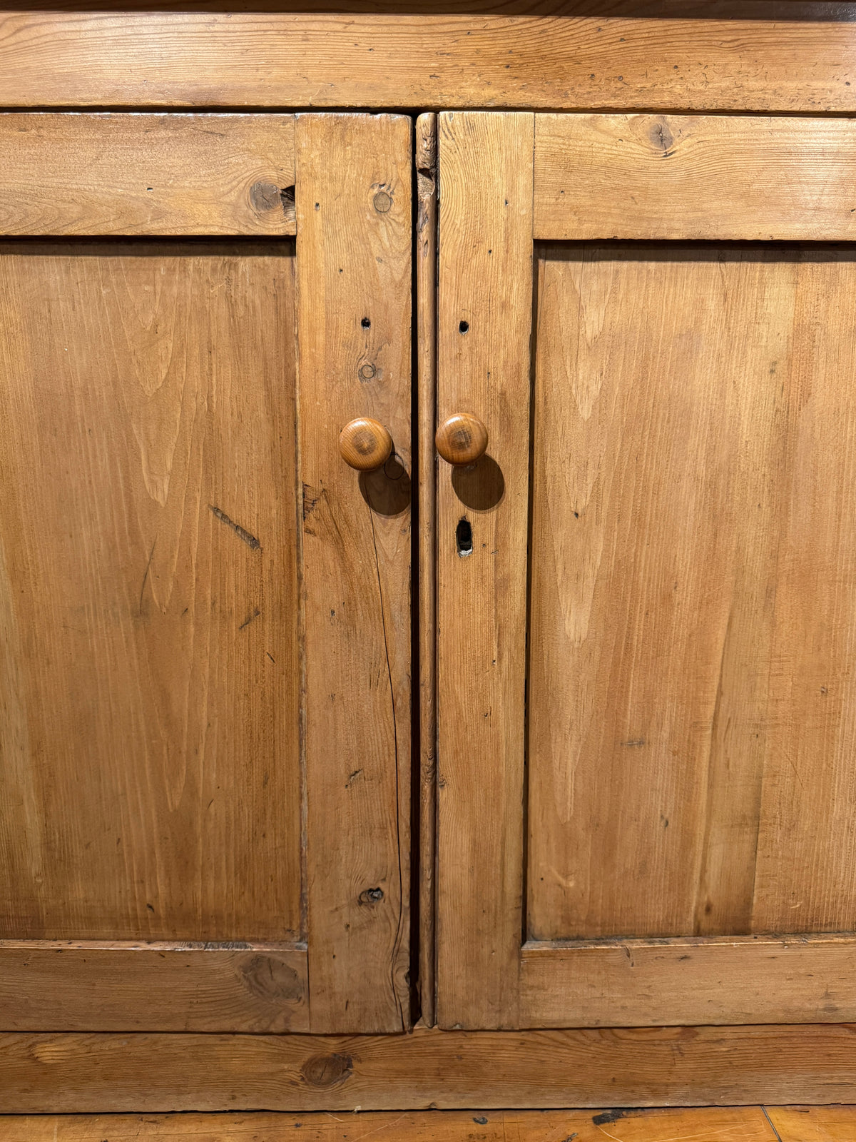 19th Century English Pine Cupboard
