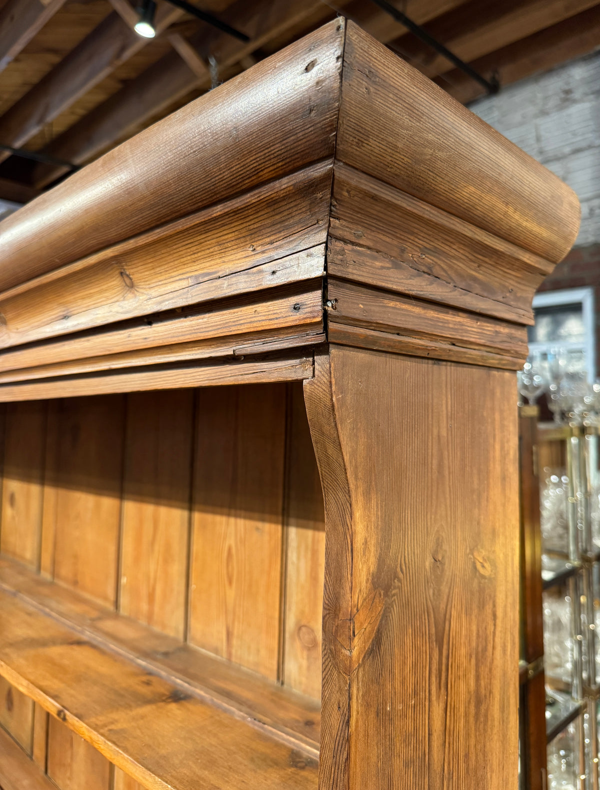 19th Century English Pine Cupboard