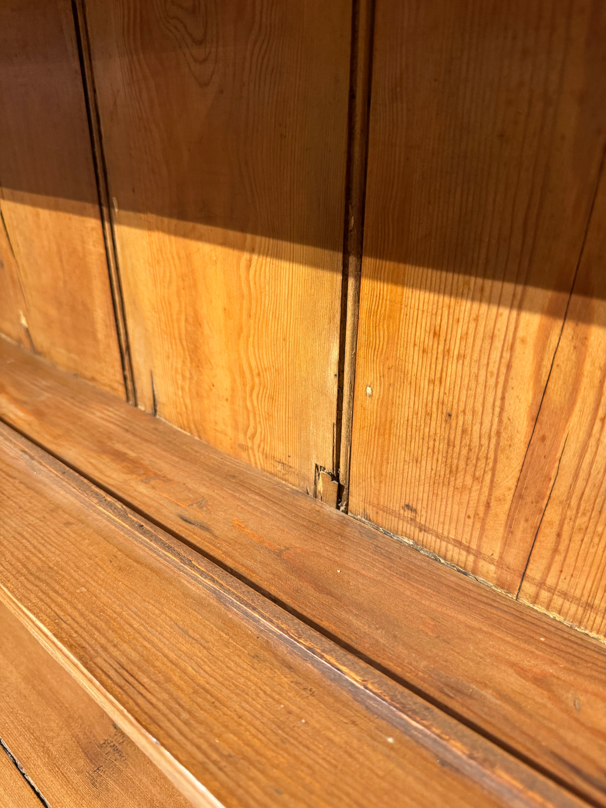 19th Century English Pine Cupboard