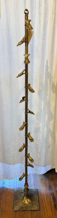 Brass Retail Glove Display Stand