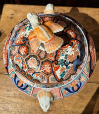 19th Century Japanese Imari Decagonal Lidded Jar