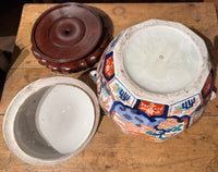 19th Century Japanese Imari Decagonal Lidded Jar