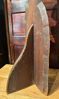 Antique English Carved and Painted Dummy Board