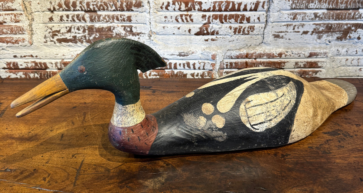 Mid 20th Century Merganser Style Duck Decoy