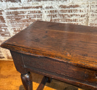 Late 17th Century Charles II English Oak Joint Stool