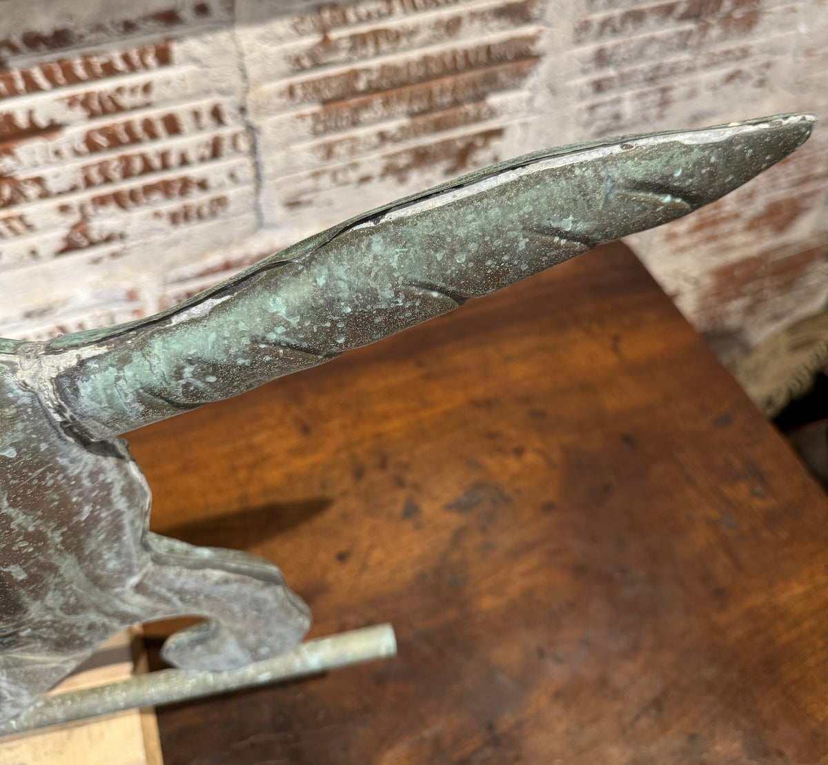 Vintage American Copper Hunting Dog Weathervane