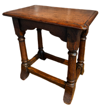 Late 19th Century English Revival Joint Stool