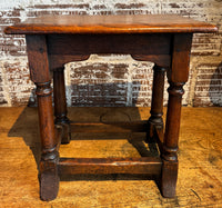 Late 19th Century English Revival Joint Stool