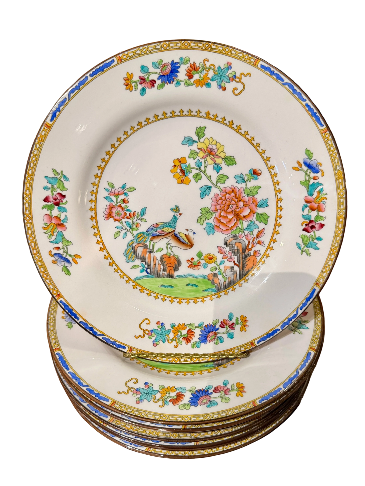 Set of 8 Spode Luncheon Plates