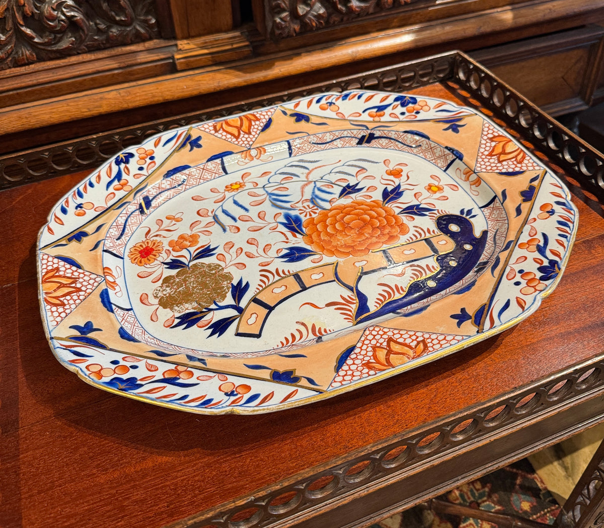 Mason's Ironstone Antique Imari Platter