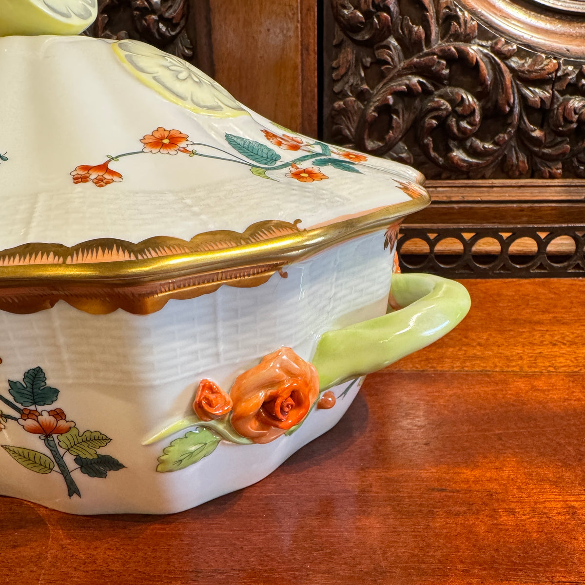 Vintage Herend Lemon Tureen
