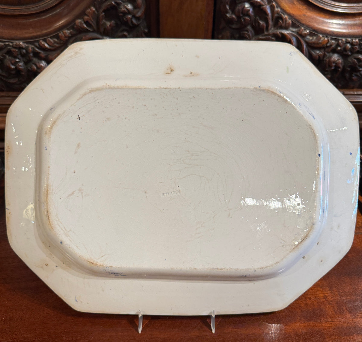Whimsical 19th Century Staffordshire Spatterware Platter