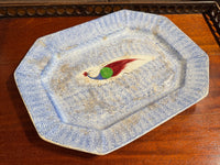 Whimsical 19th Century Staffordshire Spatterware Platter
