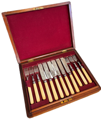 Late Victorian English Fish Set
