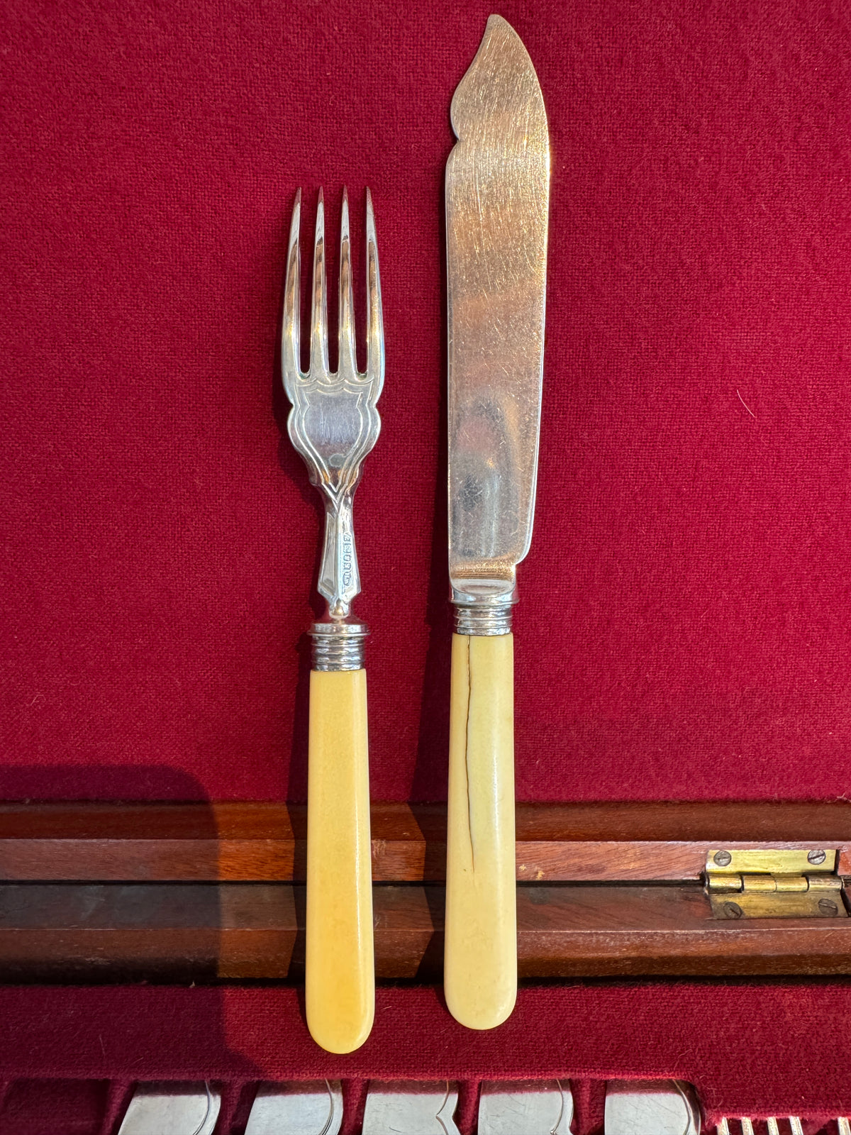 Late Victorian English Fish Set