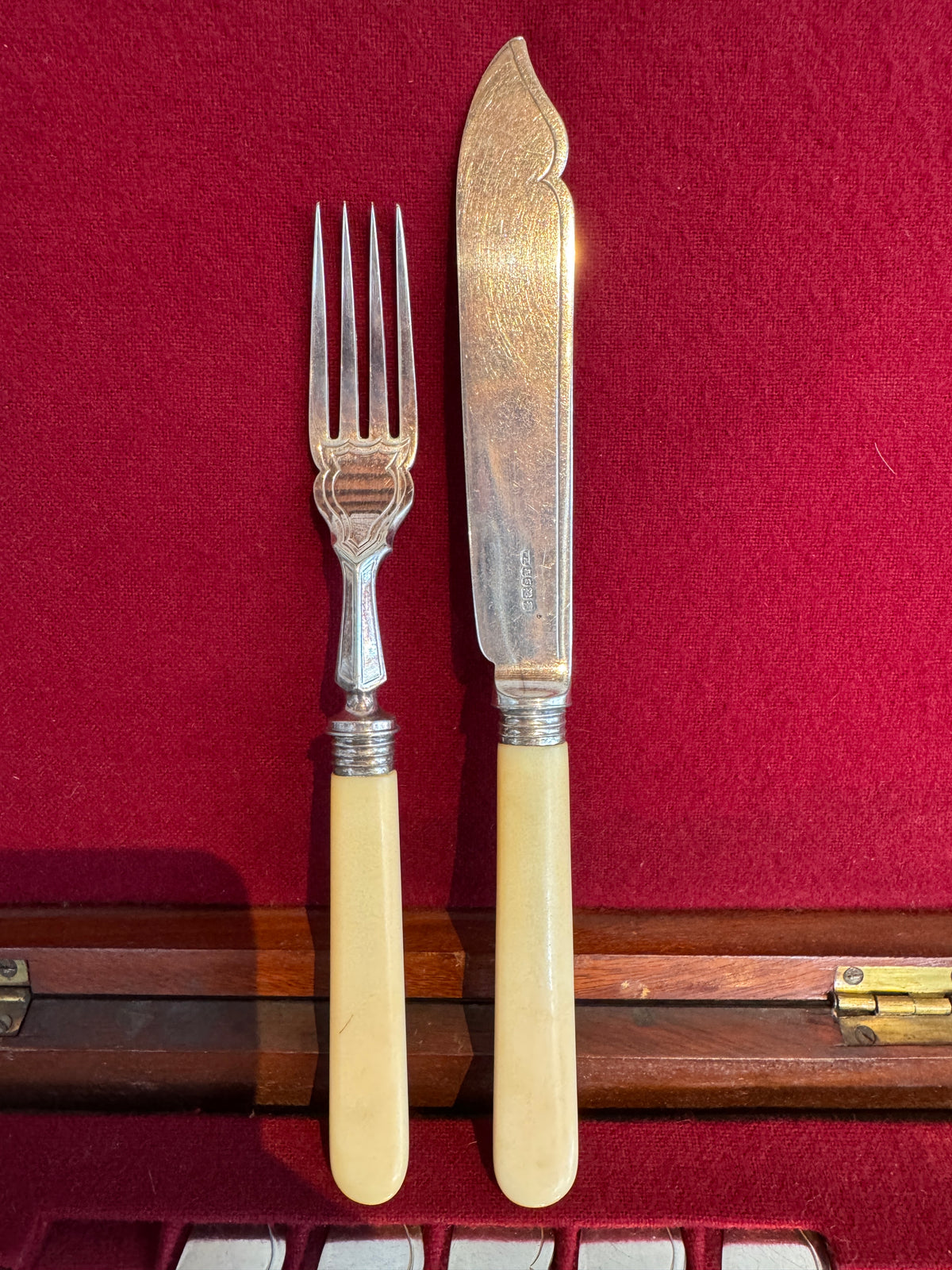Late Victorian English Fish Set
