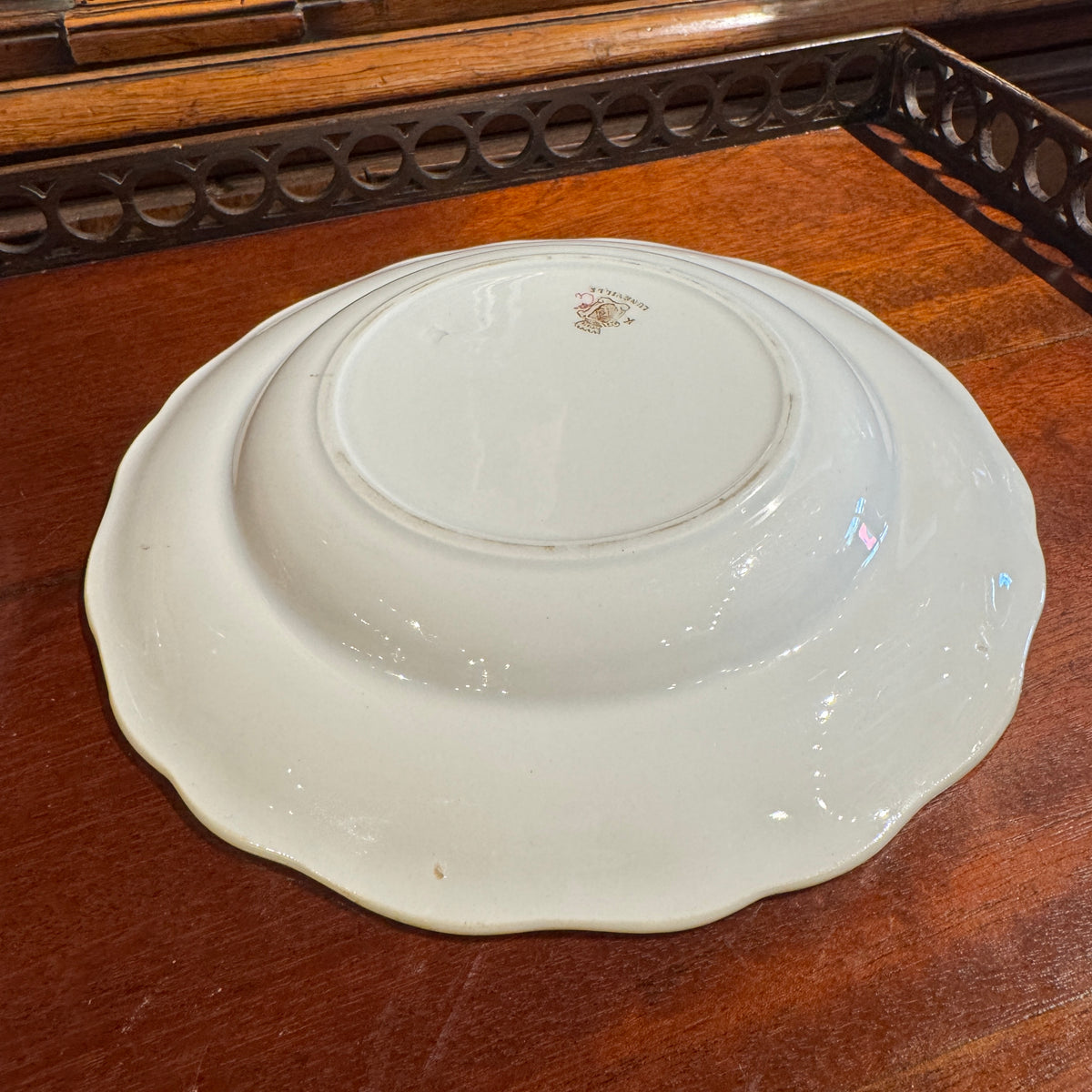 Set of 4 French Luneville Shallow Bowls
