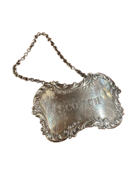 Sterling Silver Scotch Tag
