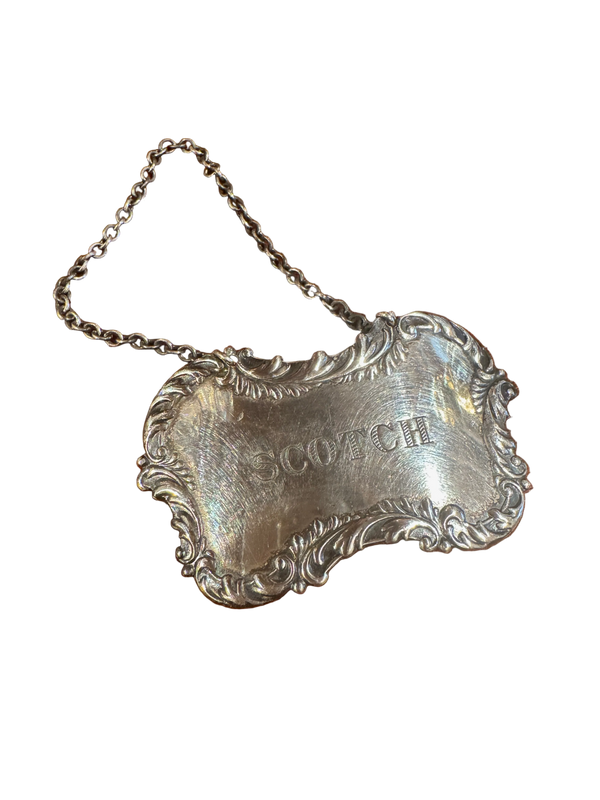 Sterling Silver Scotch Tag