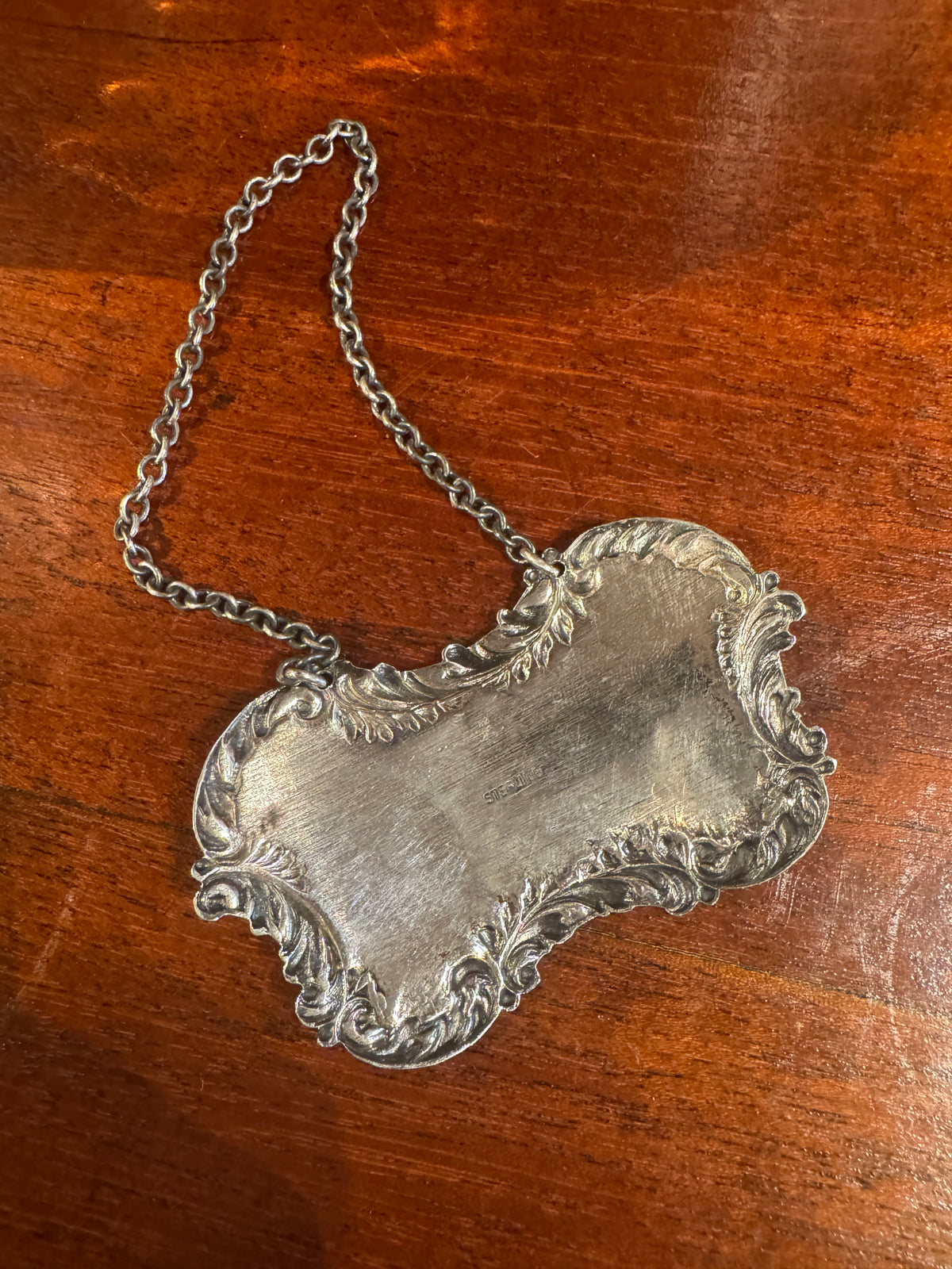 Sterling Silver Scotch Tag