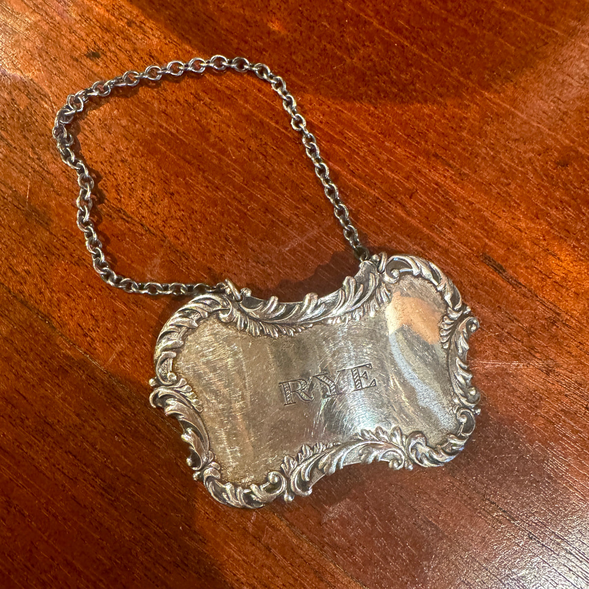Sterling Silver Rye Tag
